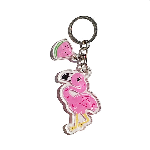 TAUTI PLAY KEYCHAIN FLAMINGO 2