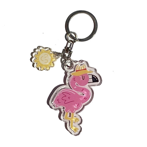 TAUTI PLAY KEYCHAIN FLAMINGO 3